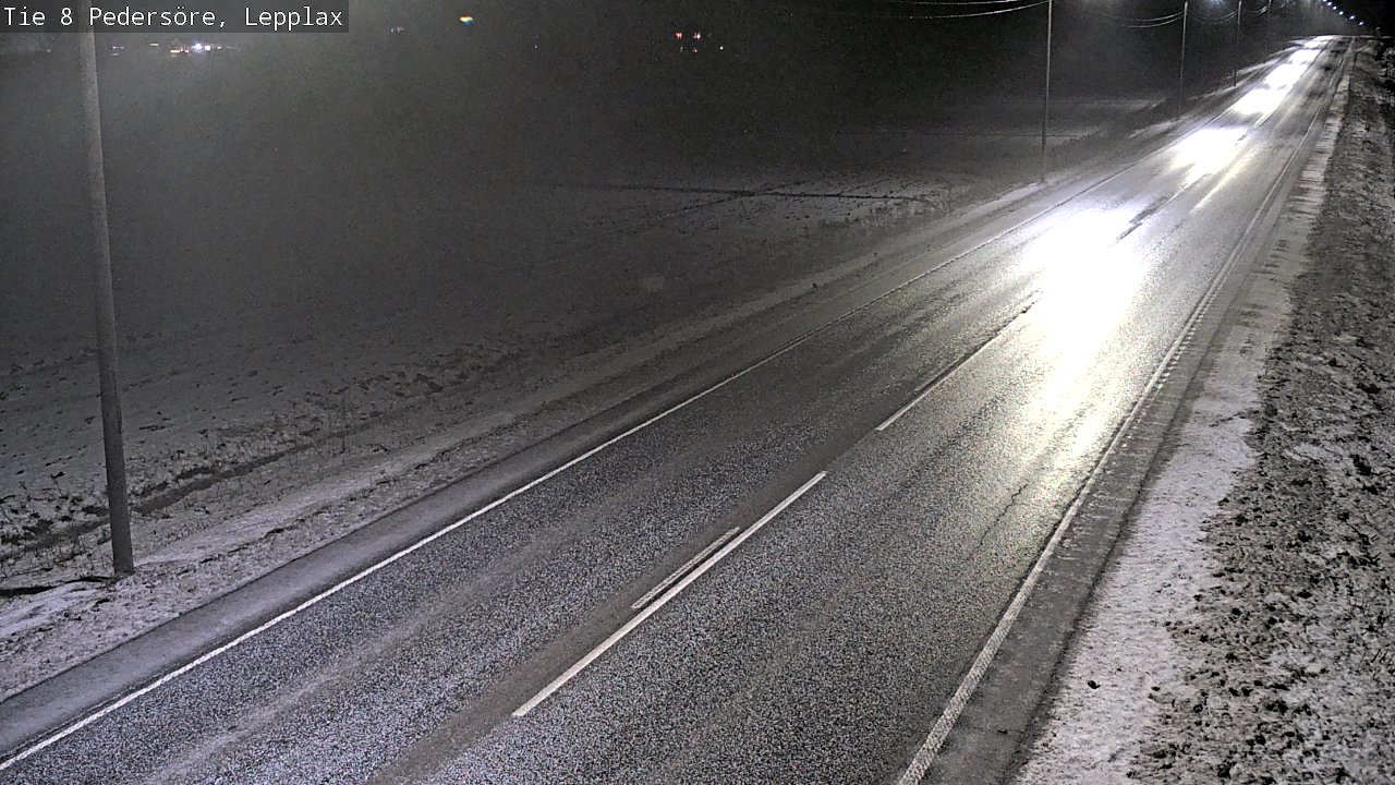 Weather Camera Image Road 8 Pedersöre, Lepplax, Pedersören kunta, Pohjanmaa