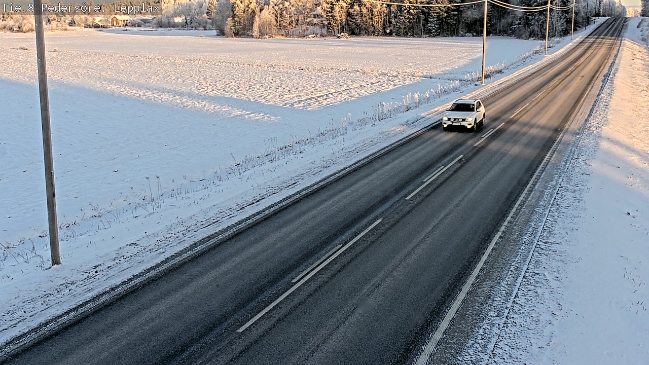 Weather Camera Image Road 8 Pedersöre, Lepplax, Pedersören kunta, Pohjanmaa