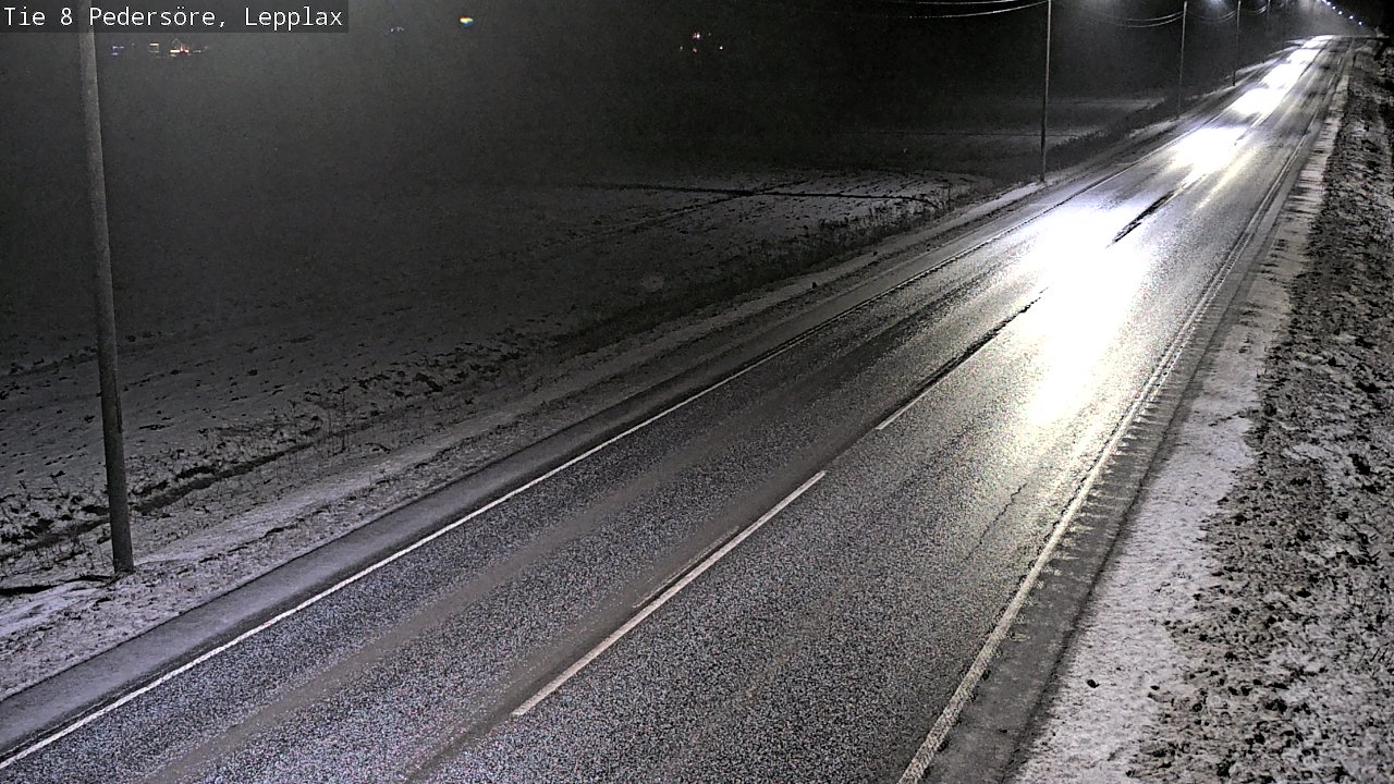 Weather Camera Image Road 8 Pedersöre, Lepplax, Pedersören kunta, Pohjanmaa