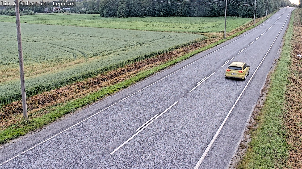 Weather Camera Image Väg 8 Pedersöre, Lepplax, Pedersören kunta, Pohjanmaa