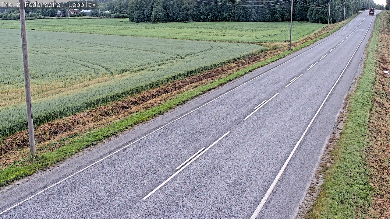 Weather Camera Image Väg 8 Pedersöre, Lepplax, Pedersören kunta, Pohjanmaa
