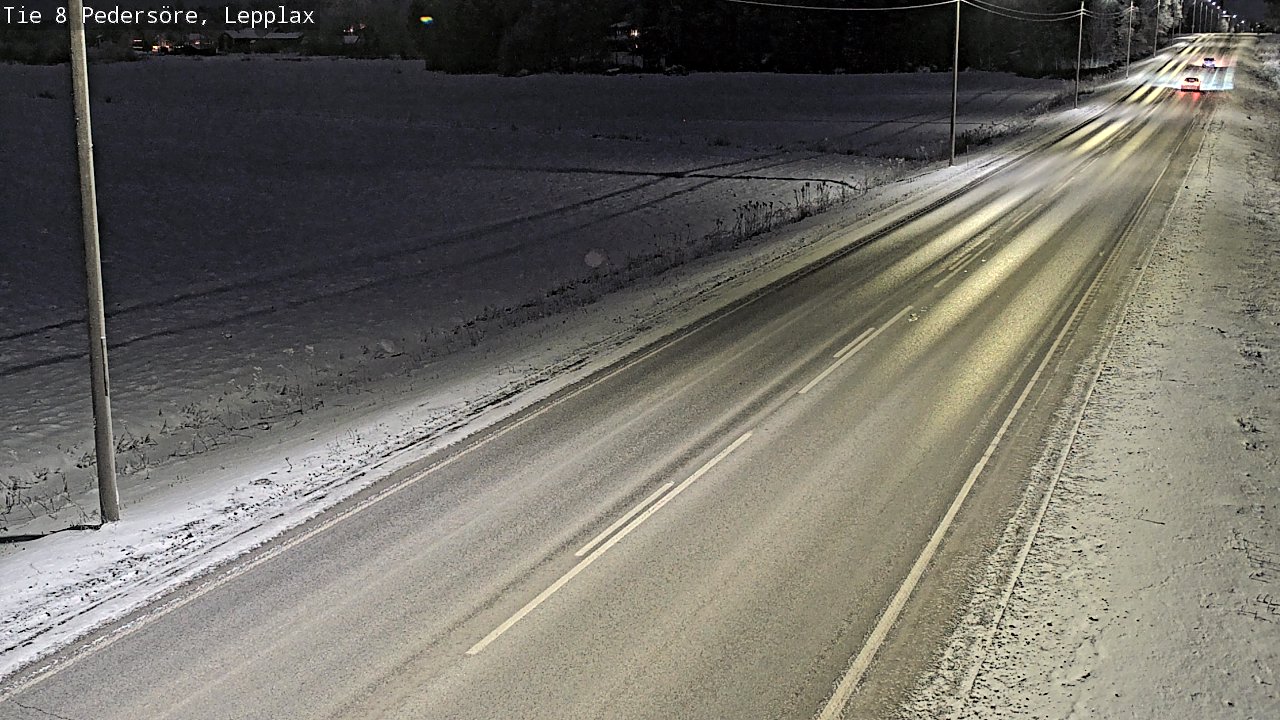 Weather Camera Image Väg 8 Pedersöre, Lepplax, Pedersören kunta, Pohjanmaa