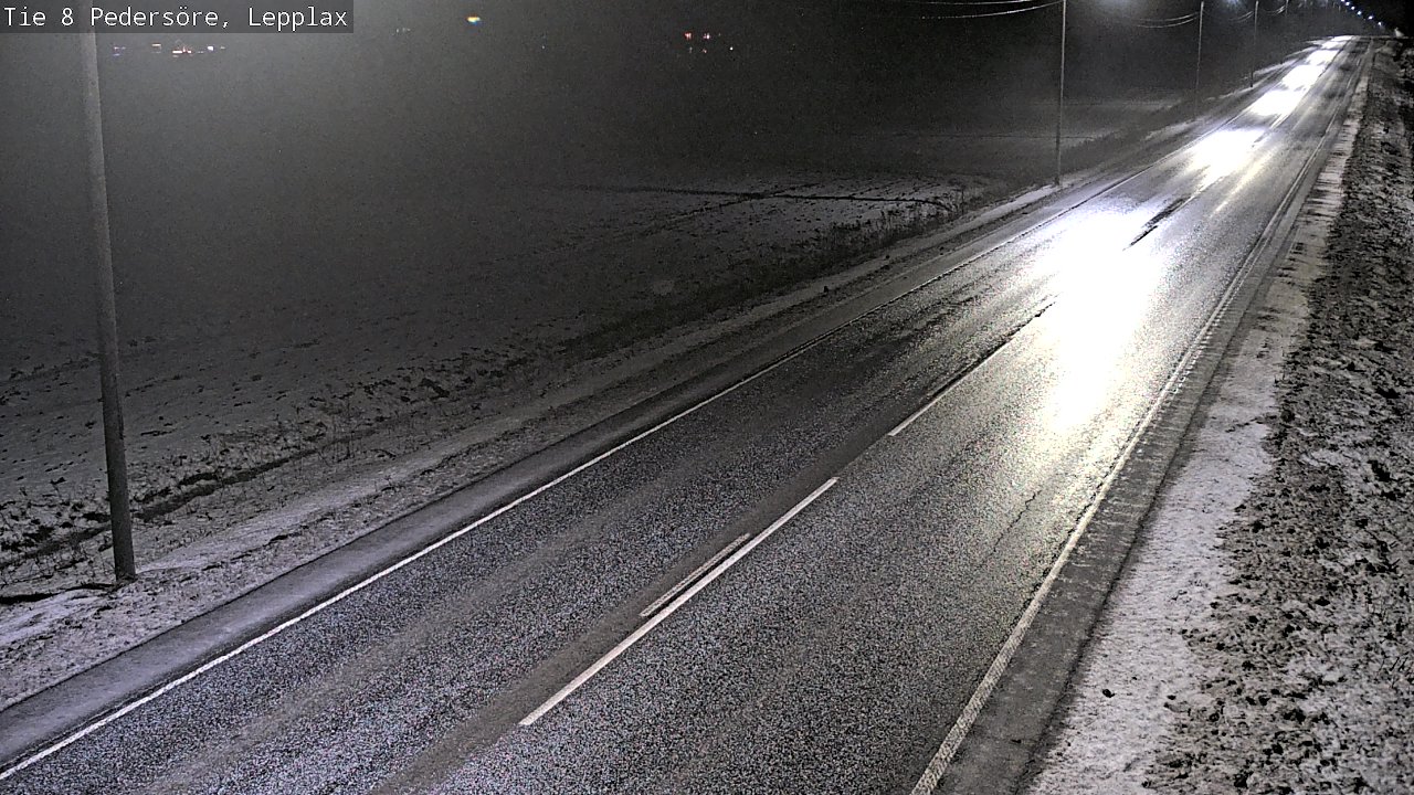 Weather Camera Image Road 8 Pedersöre, Lepplax, Pedersören kunta, Pohjanmaa