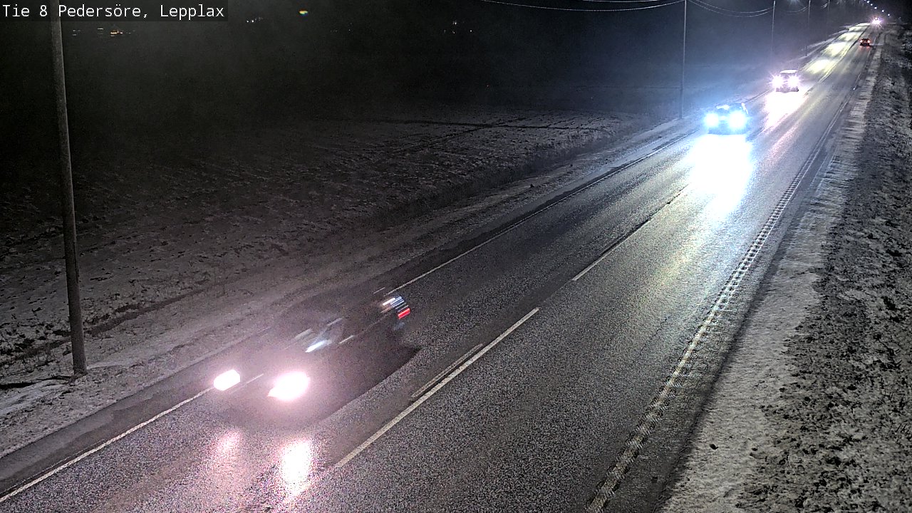 Weather Camera Image Road 8 Pedersöre, Lepplax, Pedersören kunta, Pohjanmaa