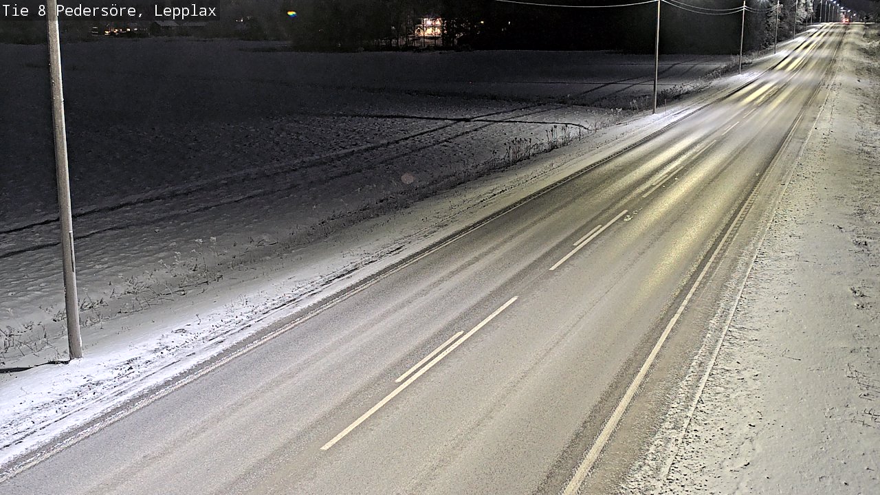 Weather Camera Image Road 8 Pedersöre, Lepplax, Pedersören kunta, Pohjanmaa