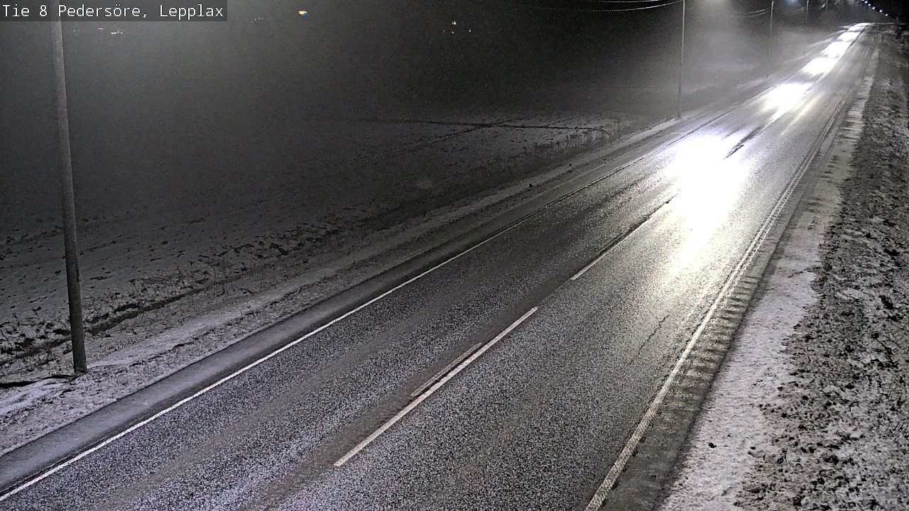 Weather Camera Image Road 8 Pedersöre, Lepplax, Pedersören kunta, Pohjanmaa