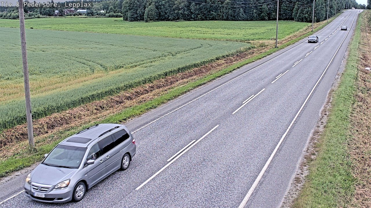 Weather Camera Image Road 8 Pedersöre, Lepplax, Pedersören kunta, Pohjanmaa