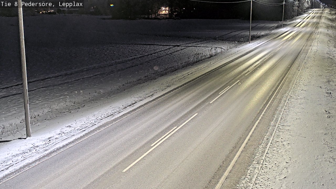 Weather Camera Image Road 8 Pedersöre, Lepplax, Pedersören kunta, Pohjanmaa