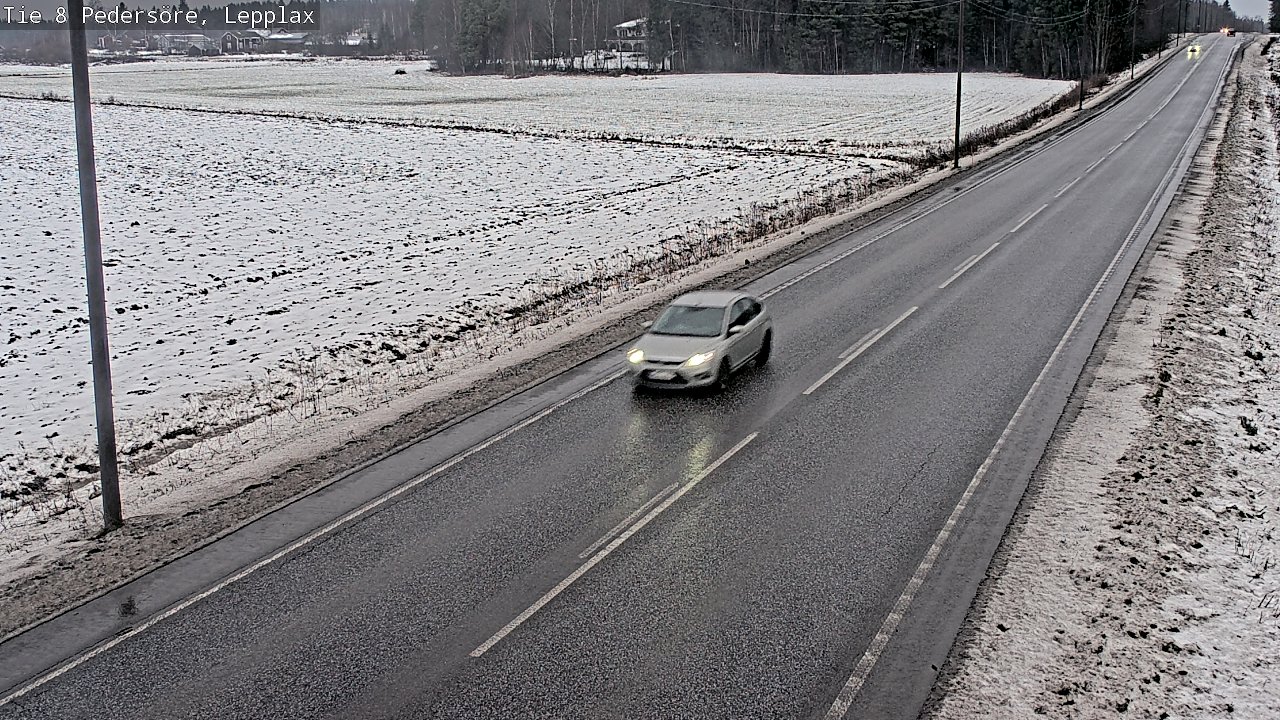 Weather Camera Image Väg 8 Pedersöre, Lepplax, Pedersören kunta, Pohjanmaa
