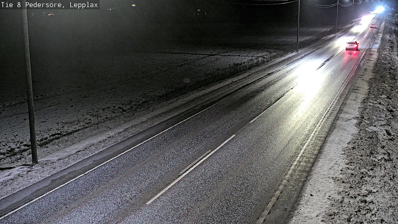 Weather Camera Image Road 8 Pedersöre, Lepplax, Pedersören kunta, Pohjanmaa