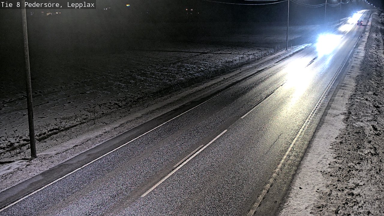 Weather Camera Image Road 8 Pedersöre, Lepplax, Pedersören kunta, Pohjanmaa