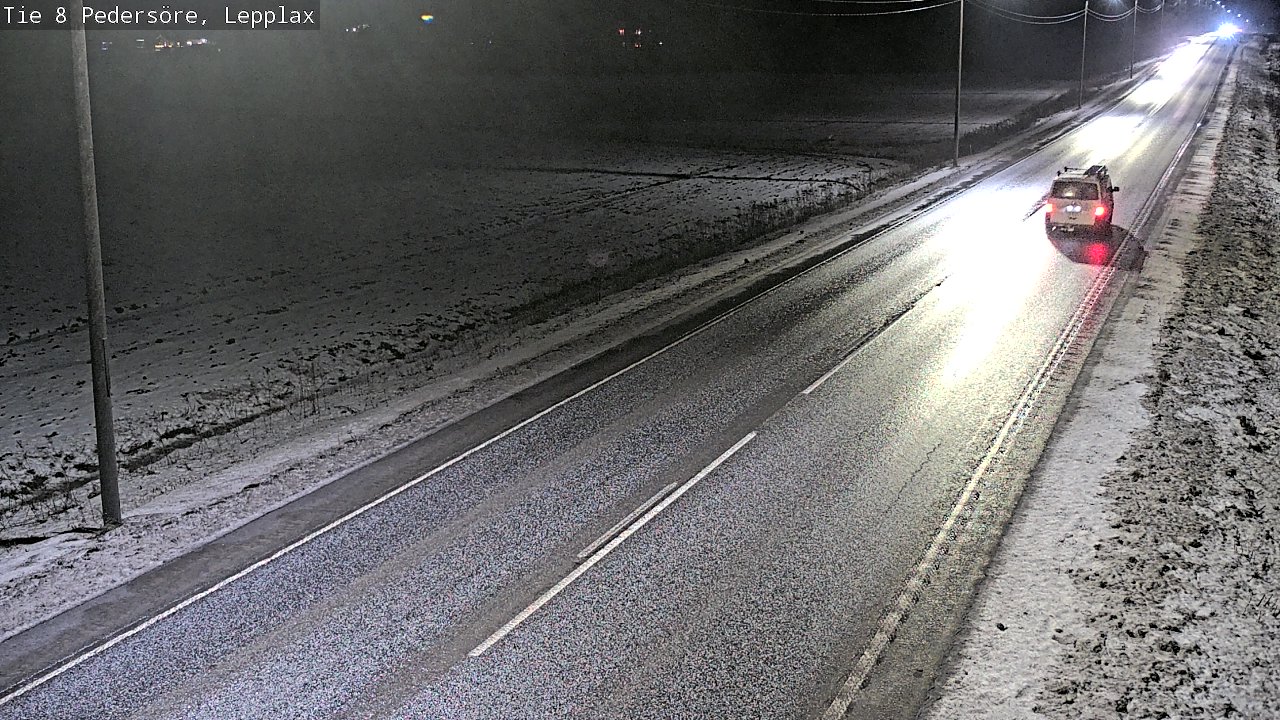 Weather Camera Image Road 8 Pedersöre, Lepplax, Pedersören kunta, Pohjanmaa