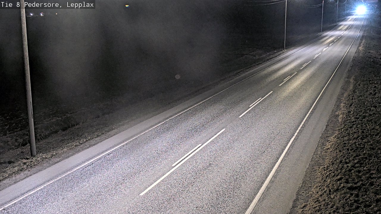 Weather Camera Image Väg 8 Pedersöre, Lepplax, Pedersören kunta, Pohjanmaa