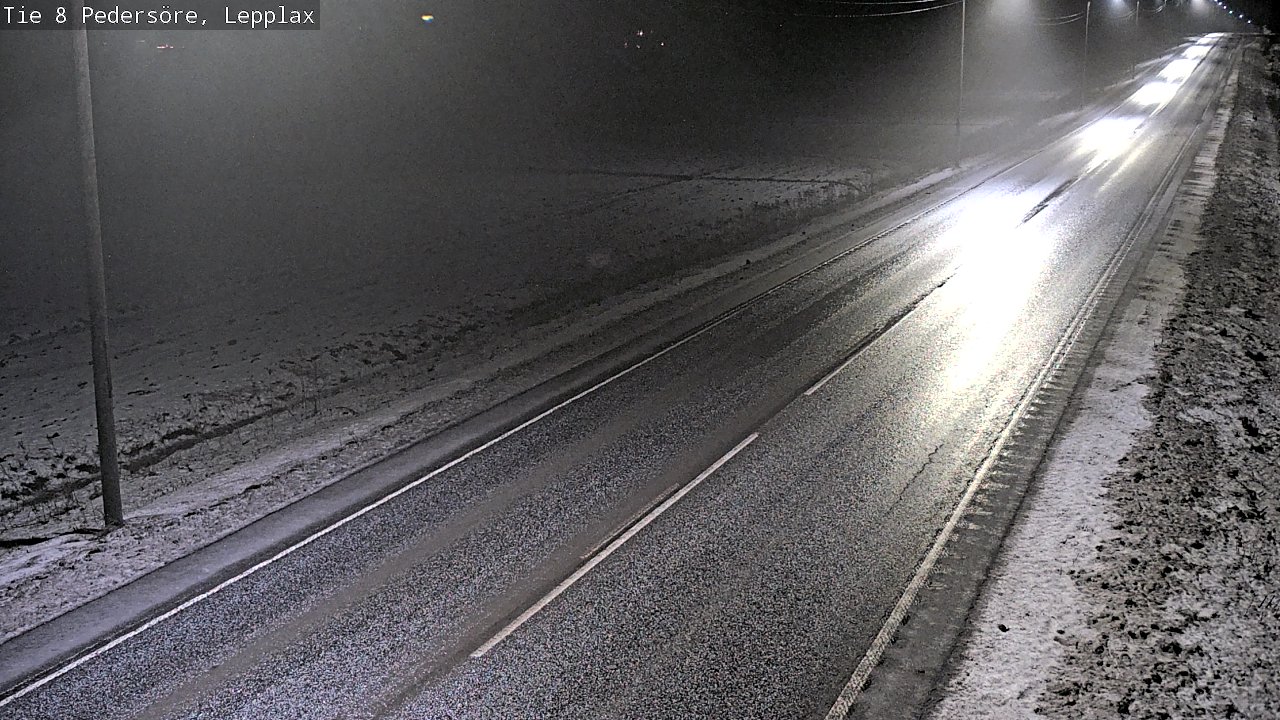 Weather Camera Image Road 8 Pedersöre, Lepplax, Pedersören kunta, Pohjanmaa