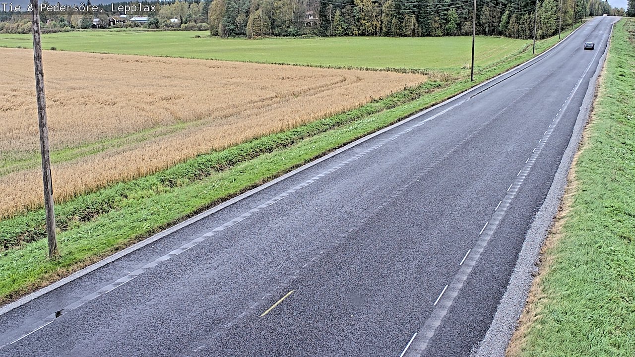 Weather Camera Image Road 8 Pedersöre, Lepplax, Pedersören kunta, Pohjanmaa