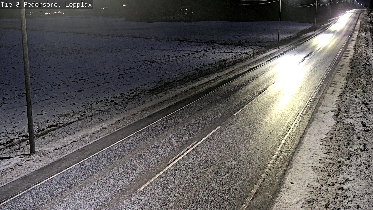 Weather Camera Image Road 8 Pedersöre, Lepplax, Pedersören kunta, Pohjanmaa