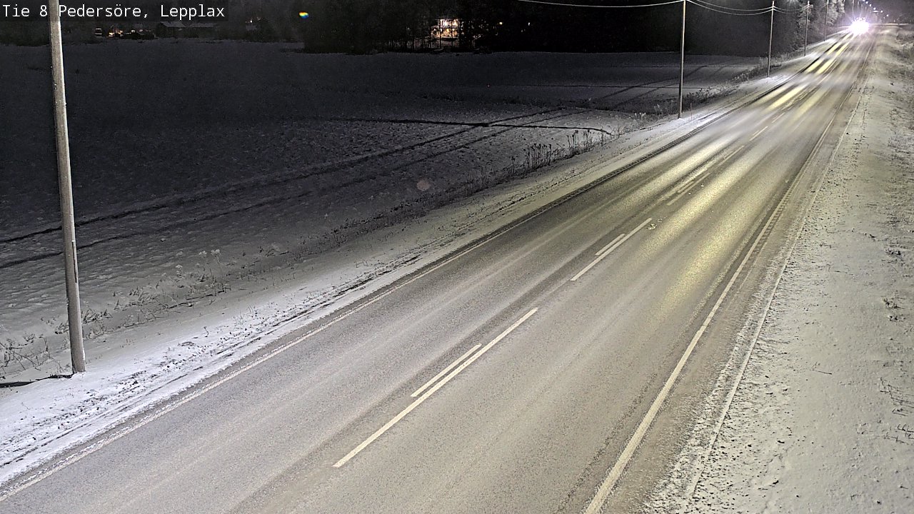 Weather Camera Image Road 8 Pedersöre, Lepplax, Pedersören kunta, Pohjanmaa