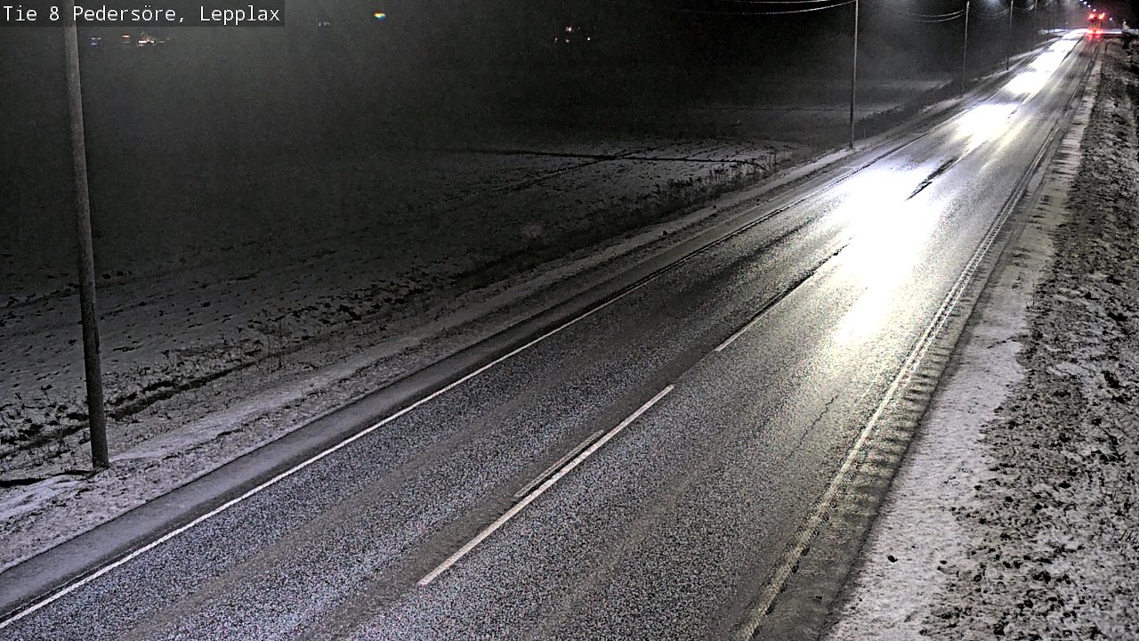 Weather Camera Image Road 8 Pedersöre, Lepplax, Pedersören kunta, Pohjanmaa