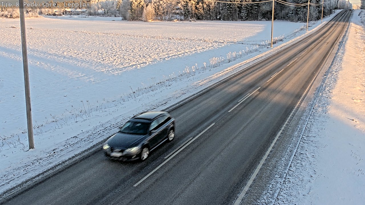 Weather Camera Image Road 8 Pedersöre, Lepplax, Pedersören kunta, Pohjanmaa