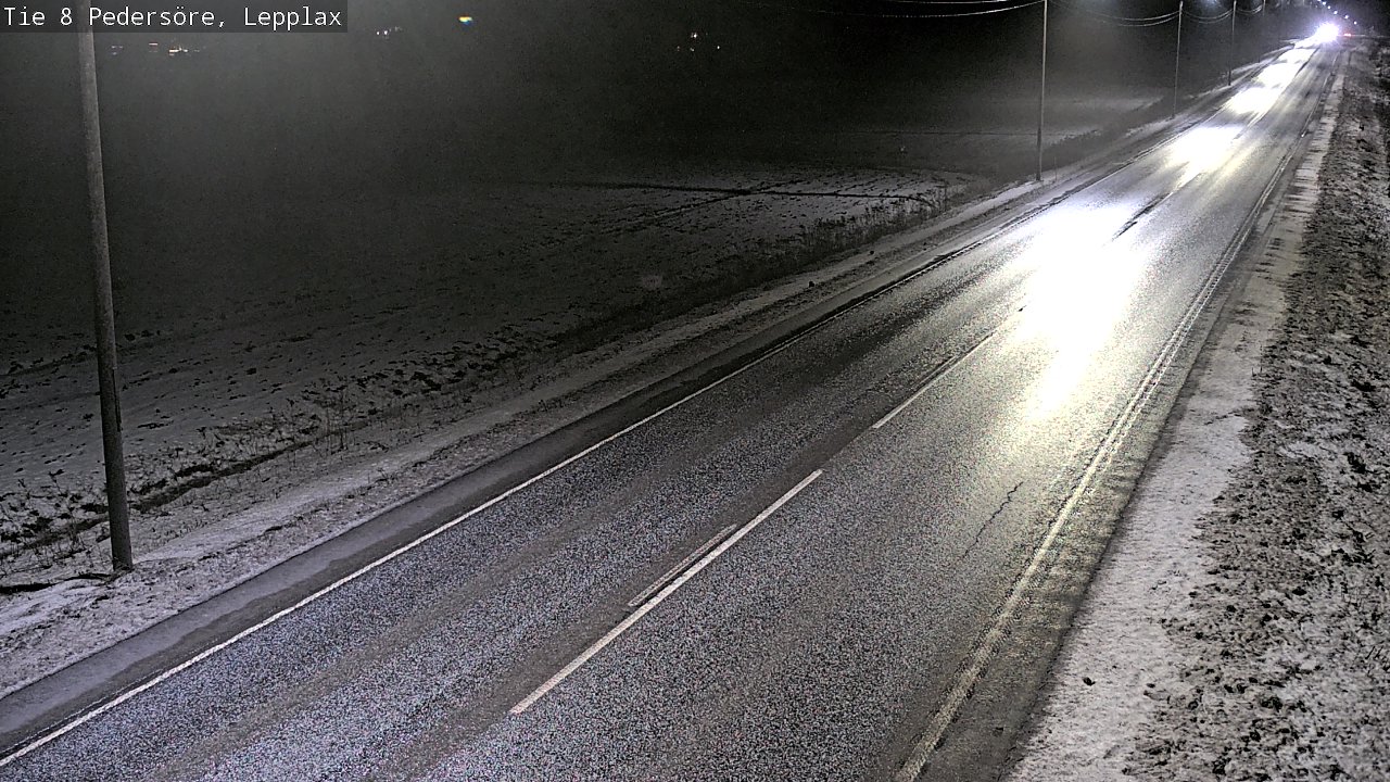 Weather Camera Image Road 8 Pedersöre, Lepplax, Pedersören kunta, Pohjanmaa