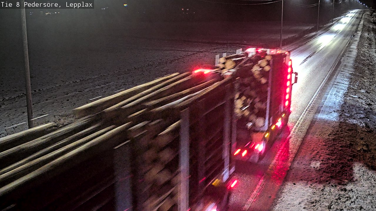 Weather Camera Image Road 8 Pedersöre, Lepplax, Pedersören kunta, Pohjanmaa