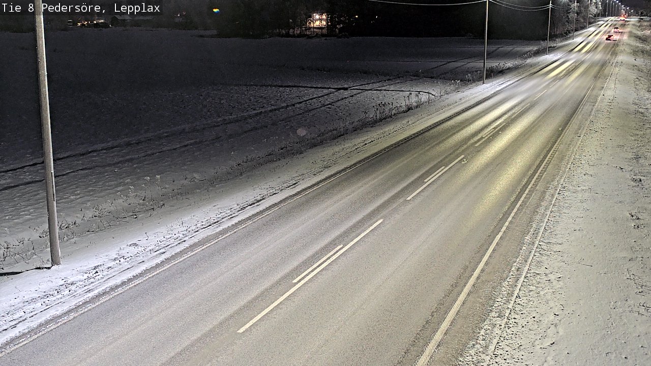 Weather Camera Image Road 8 Pedersöre, Lepplax, Pedersören kunta, Pohjanmaa