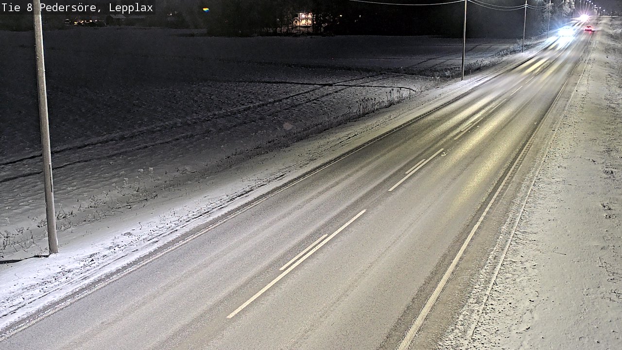 Weather Camera Image Road 8 Pedersöre, Lepplax, Pedersören kunta, Pohjanmaa