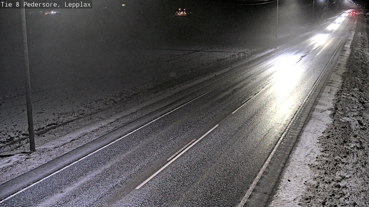 Weather Camera Image Road 8 Pedersöre, Lepplax, Pedersören kunta, Pohjanmaa
