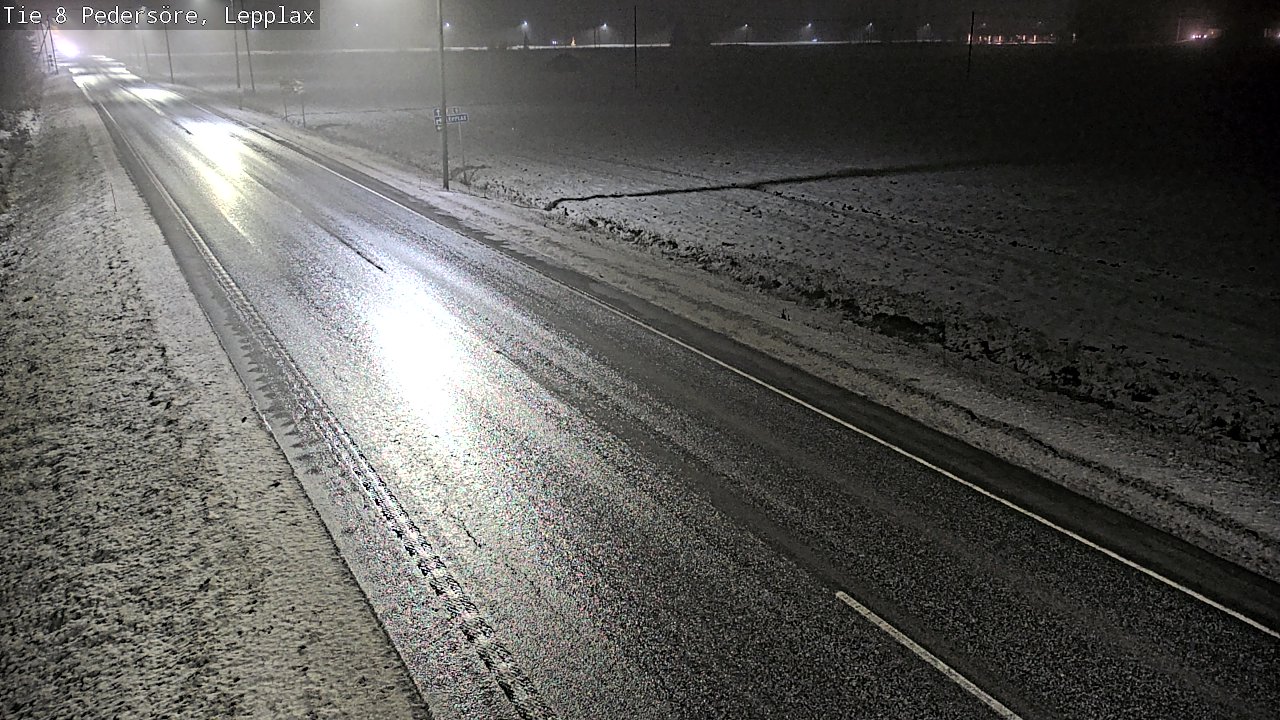 Weather Camera Image Väg 8 Pedersöre, Lepplax, Pedersören kunta, Pohjanmaa