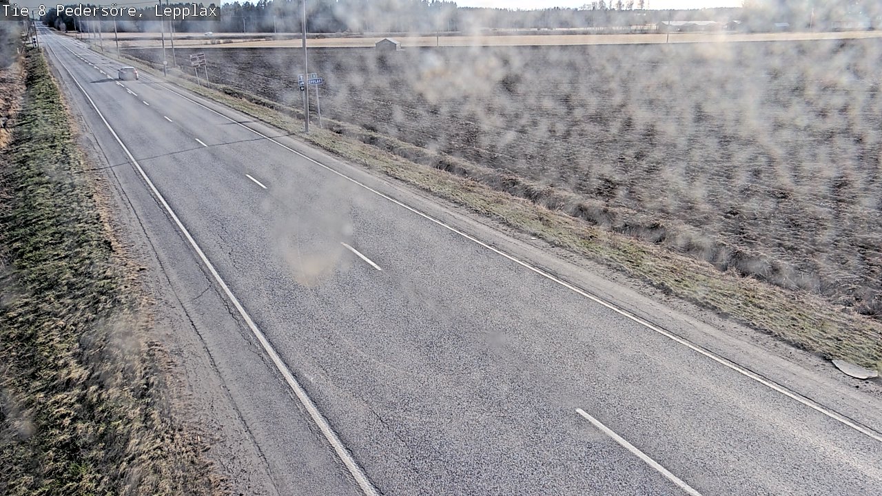 Weather Camera Image Väg 8 Pedersöre, Lepplax, Pedersören kunta, Pohjanmaa