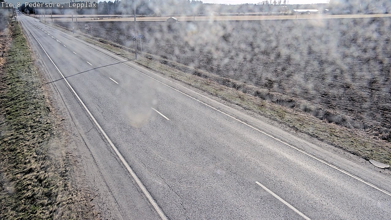 Weather Camera Image Väg 8 Pedersöre, Lepplax, Pedersören kunta, Pohjanmaa