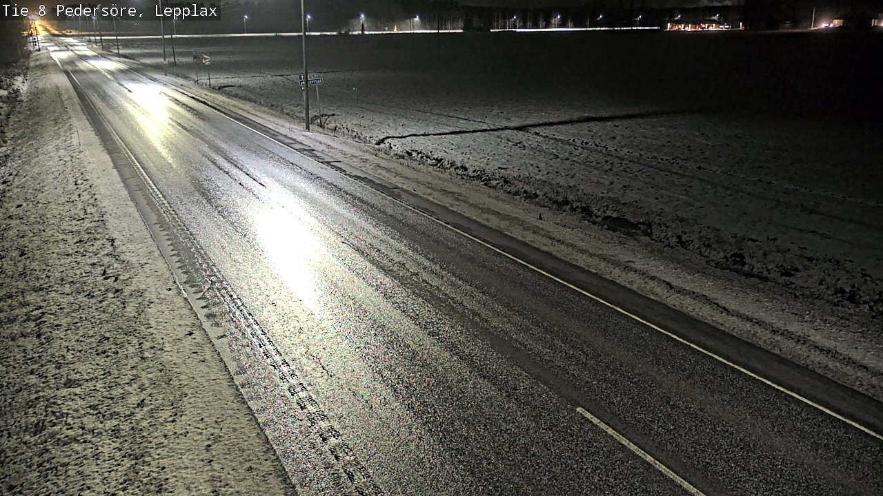 Weather Camera Image Väg 8 Pedersöre, Lepplax, Pedersören kunta, Pohjanmaa