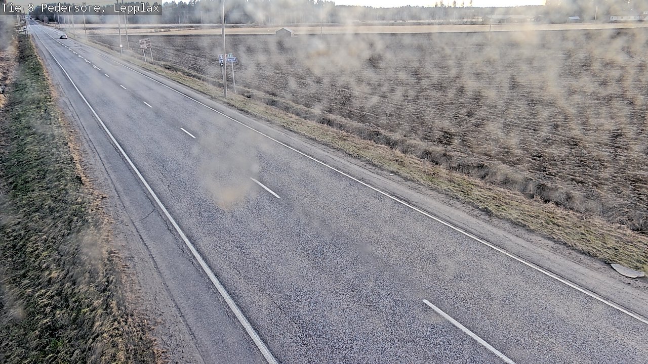 Weather Camera Image Väg 8 Pedersöre, Lepplax, Pedersören kunta, Pohjanmaa