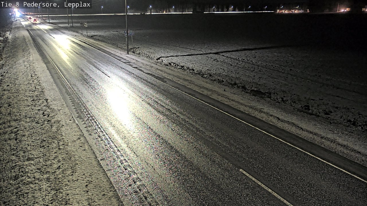 Weather Camera Image Väg 8 Pedersöre, Lepplax, Pedersören kunta, Pohjanmaa