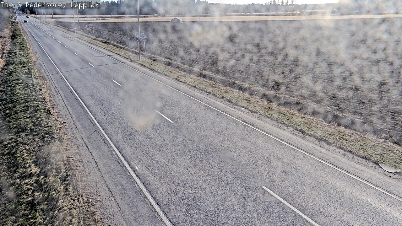 Weather Camera Image Väg 8 Pedersöre, Lepplax, Pedersören kunta, Pohjanmaa
