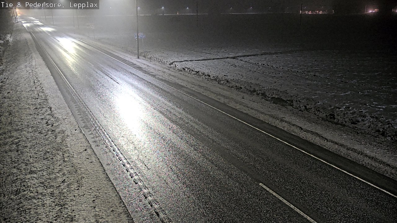 Weather Camera Image Väg 8 Pedersöre, Lepplax, Pedersören kunta, Pohjanmaa