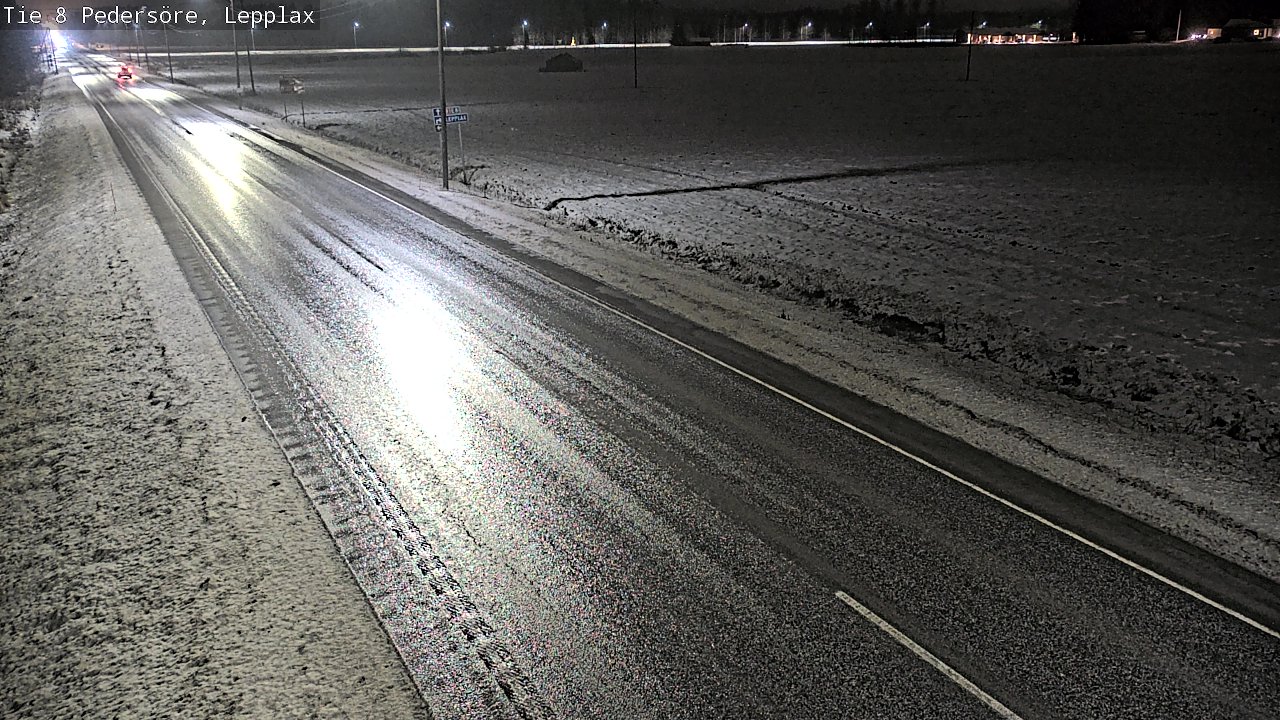 Weather Camera Image Väg 8 Pedersöre, Lepplax, Pedersören kunta, Pohjanmaa