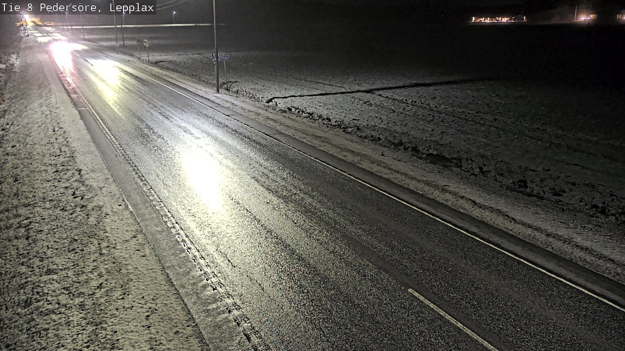 Weather Camera Image Väg 8 Pedersöre, Lepplax, Pedersören kunta, Pohjanmaa