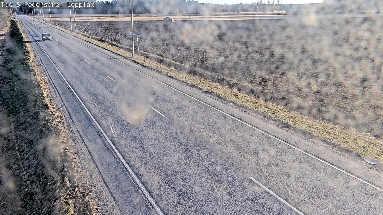 Weather Camera Image Väg 8 Pedersöre, Lepplax, Pedersören kunta, Pohjanmaa