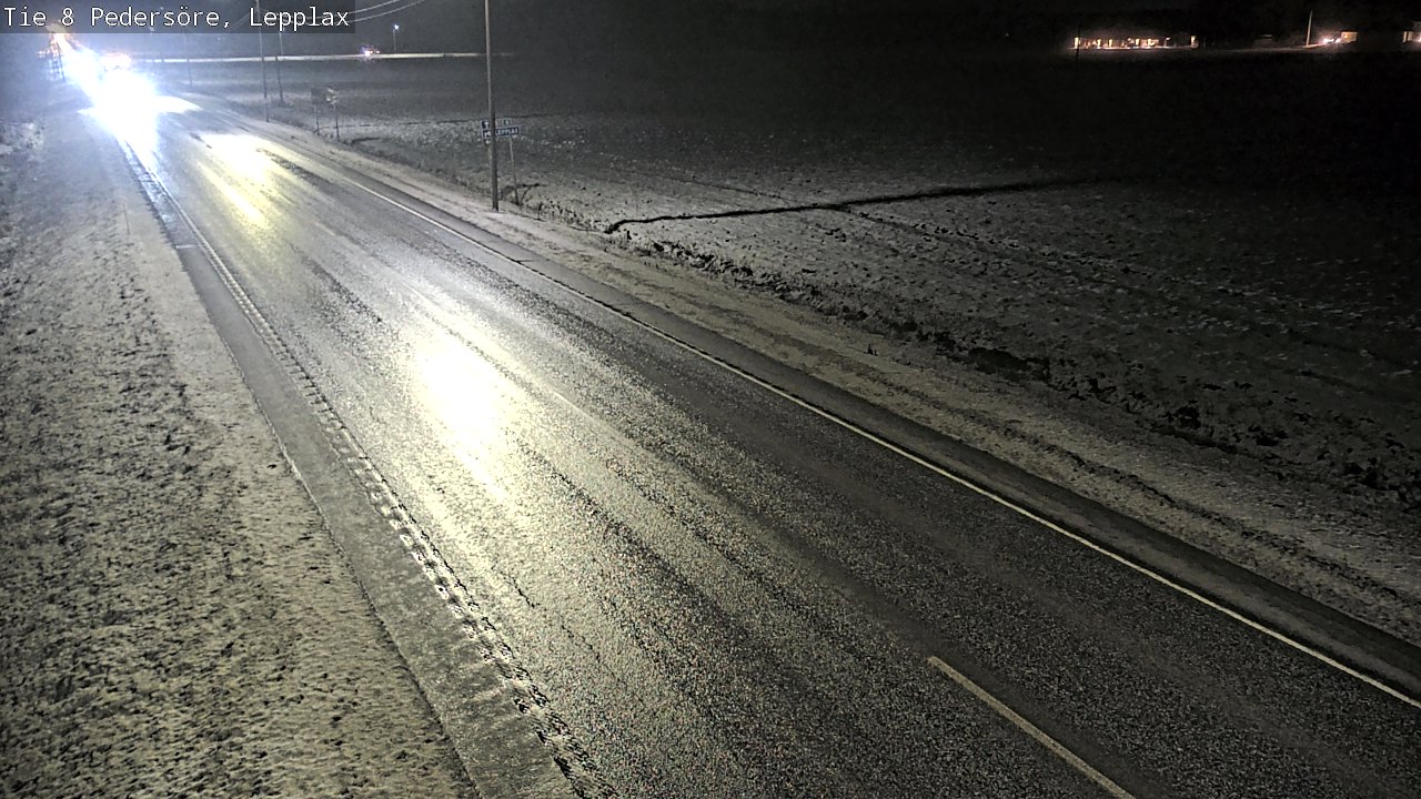 Weather Camera Image Väg 8 Pedersöre, Lepplax, Pedersören kunta, Pohjanmaa