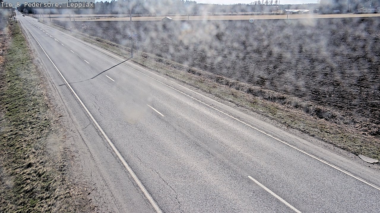 Weather Camera Image Väg 8 Pedersöre, Lepplax, Pedersören kunta, Pohjanmaa