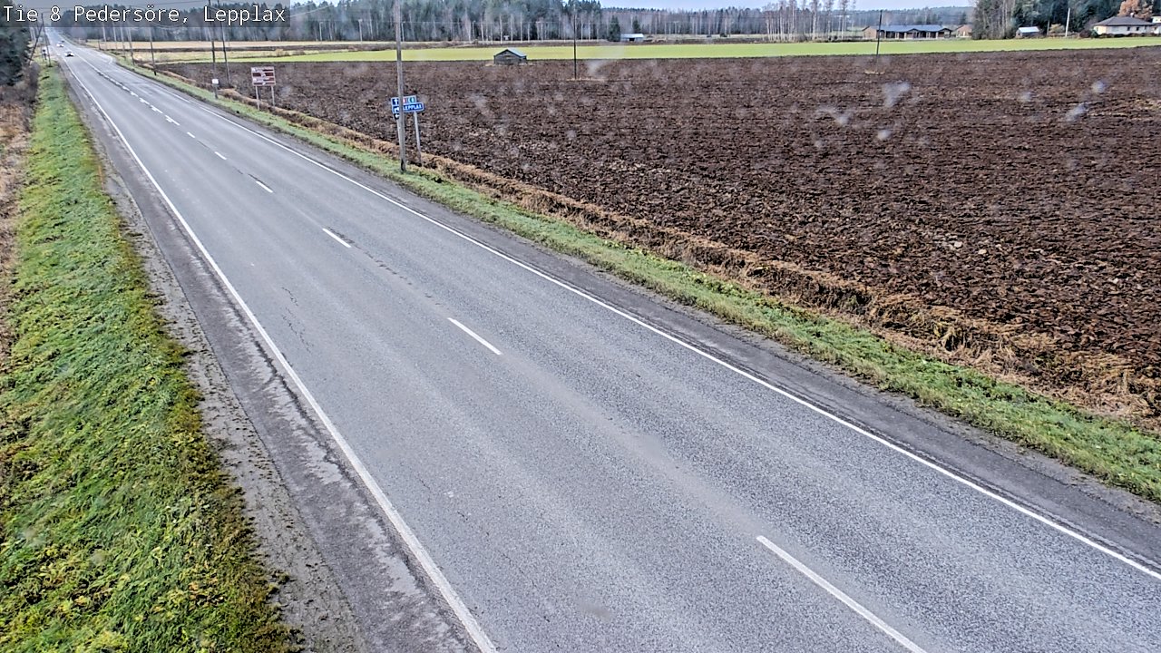 Kelikamerat Kuva Tie 8 Pedersöre, Lepplax, Pedersören kunta, Pohjanmaa