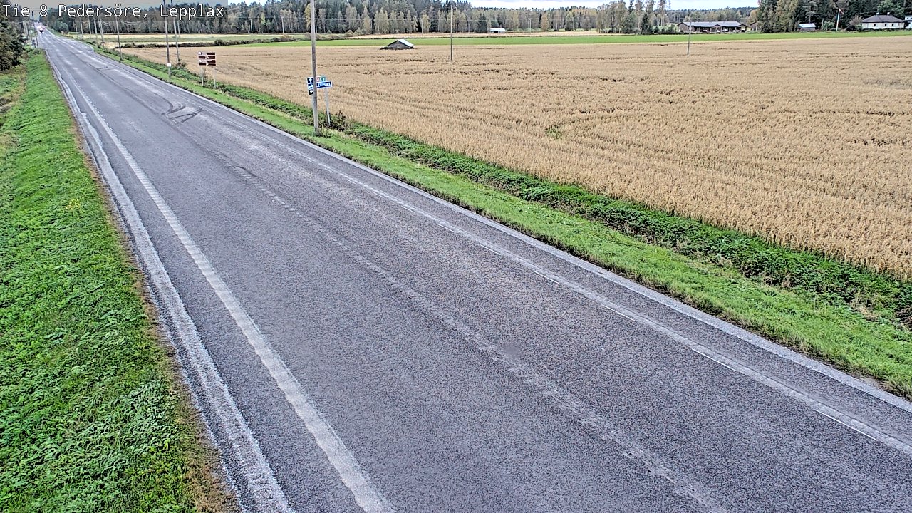 Kelikamerat Kuva Tie 8 Pedersöre, Lepplax, Pedersören kunta, Pohjanmaa