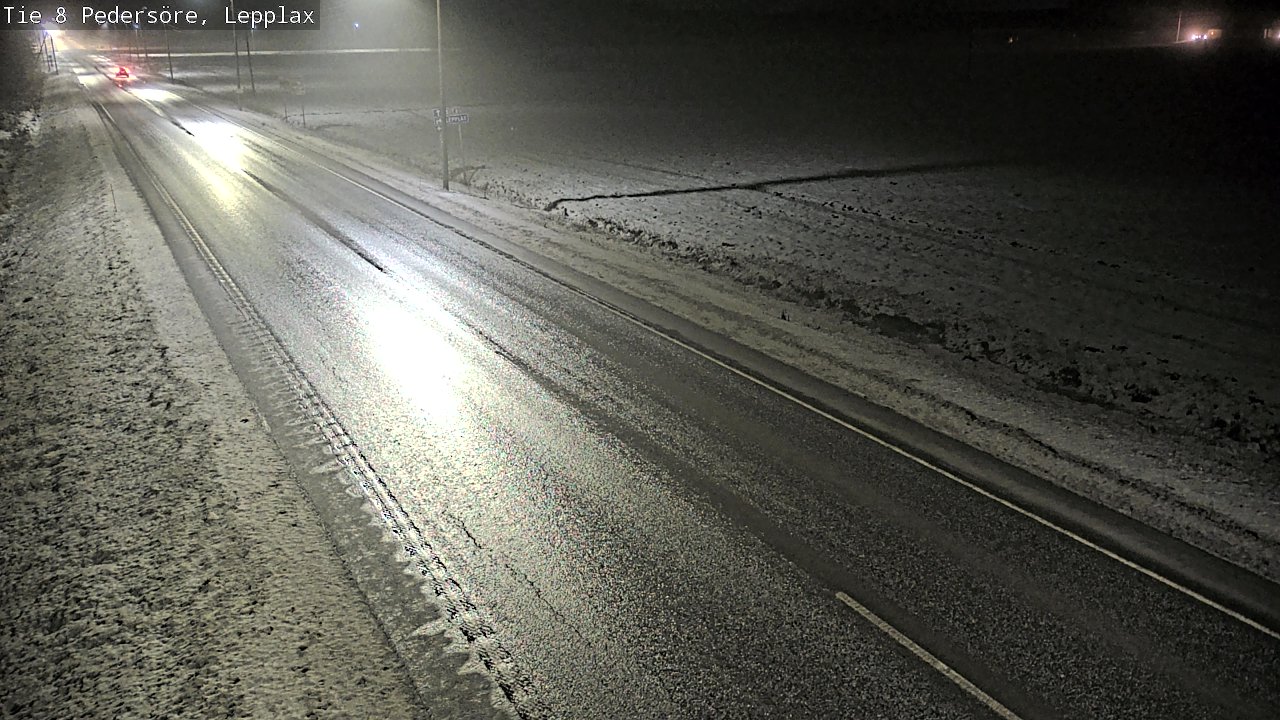 Weather Camera Image Väg 8 Pedersöre, Lepplax, Pedersören kunta, Pohjanmaa