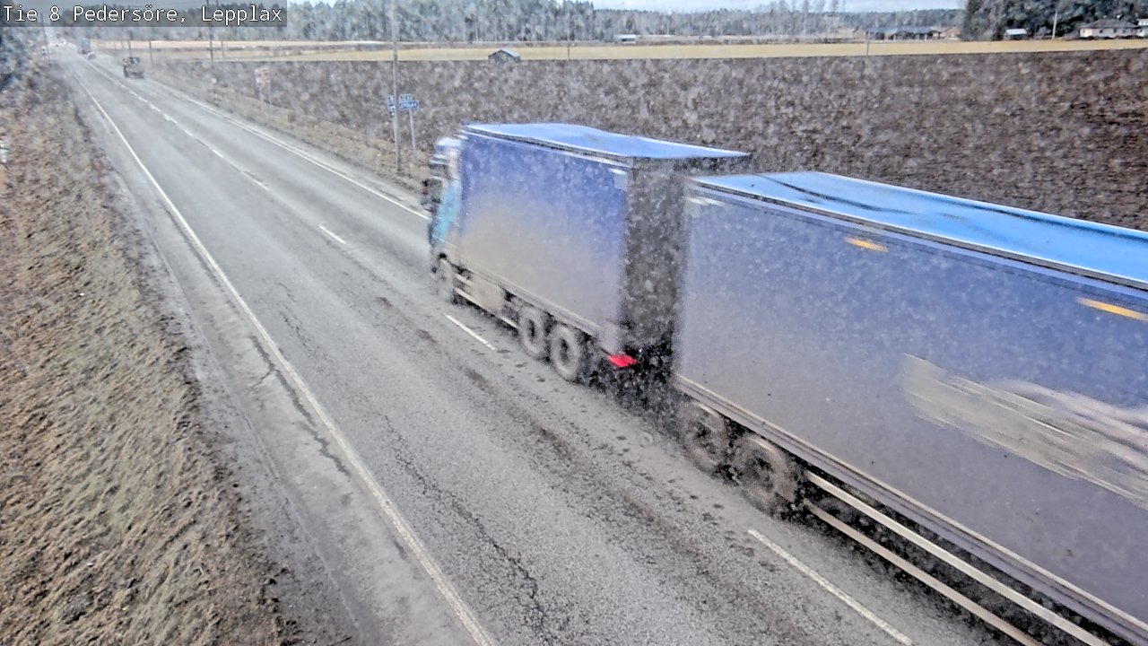 Weather Camera Image Road 8 Pedersöre, Lepplax, Pedersören kunta, Pohjanmaa