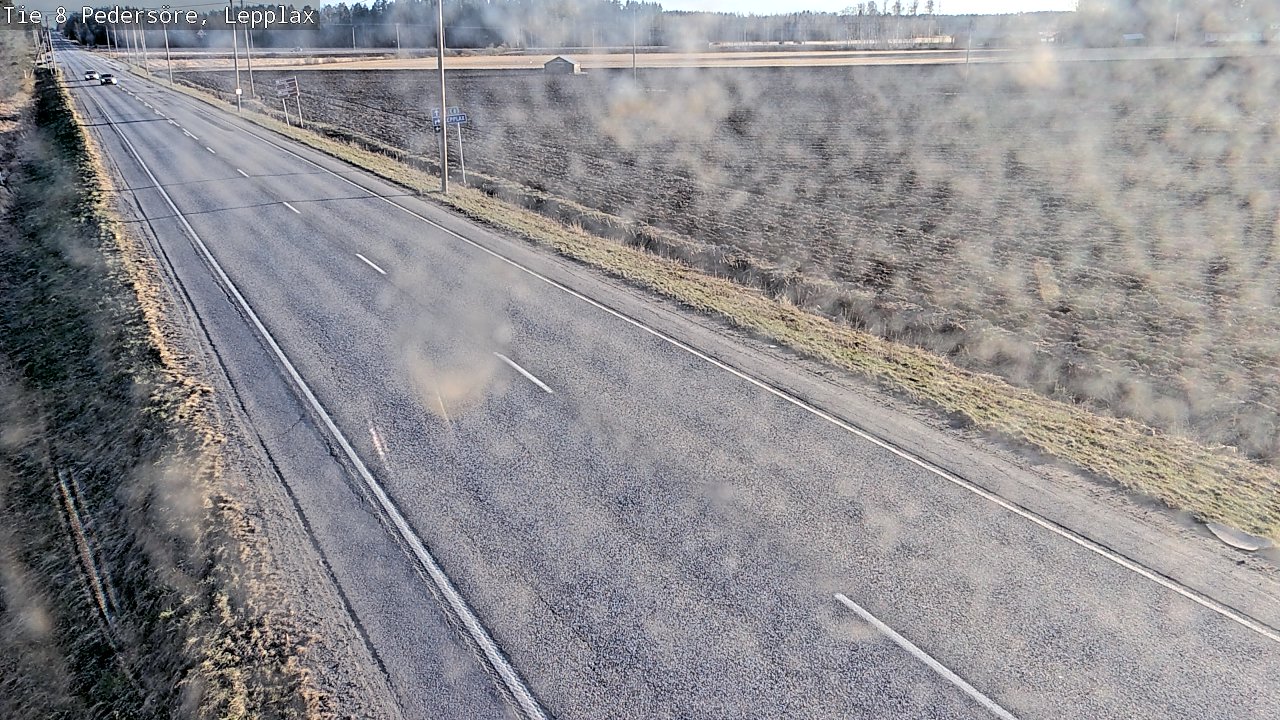 Weather Camera Image Väg 8 Pedersöre, Lepplax, Pedersören kunta, Pohjanmaa