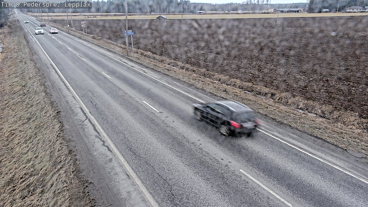 Weather Camera Image Väg 8 Pedersöre, Lepplax, Pedersören kunta, Pohjanmaa