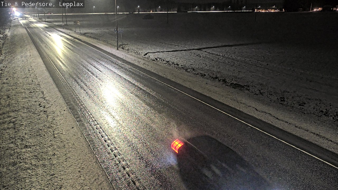 Weather Camera Image Väg 8 Pedersöre, Lepplax, Pedersören kunta, Pohjanmaa