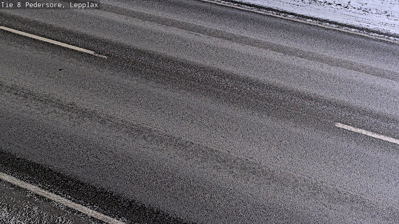 Weather Camera Image Road 8 Pedersöre, Lepplax, Pedersören kunta, Pohjanmaa