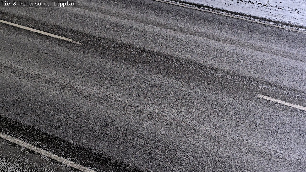 Weather Camera Image Road 8 Pedersöre, Lepplax, Pedersören kunta, Pohjanmaa